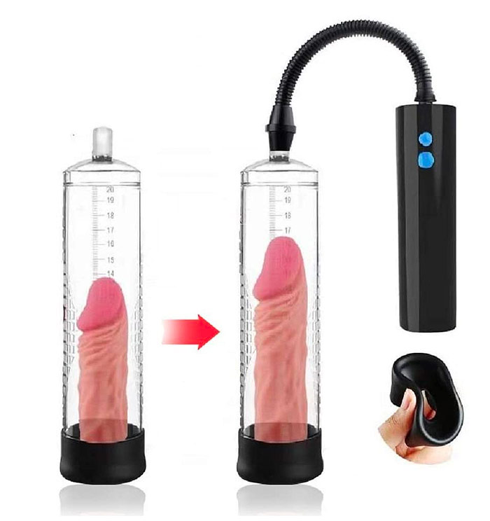 Penispumpen für eine Penisverlängerung